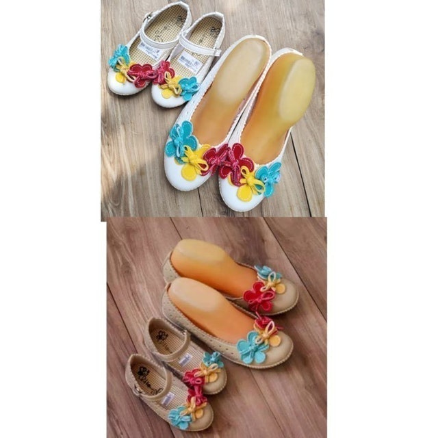 HoneyBee Sepatu Couple Ibu dan Anak Flower 