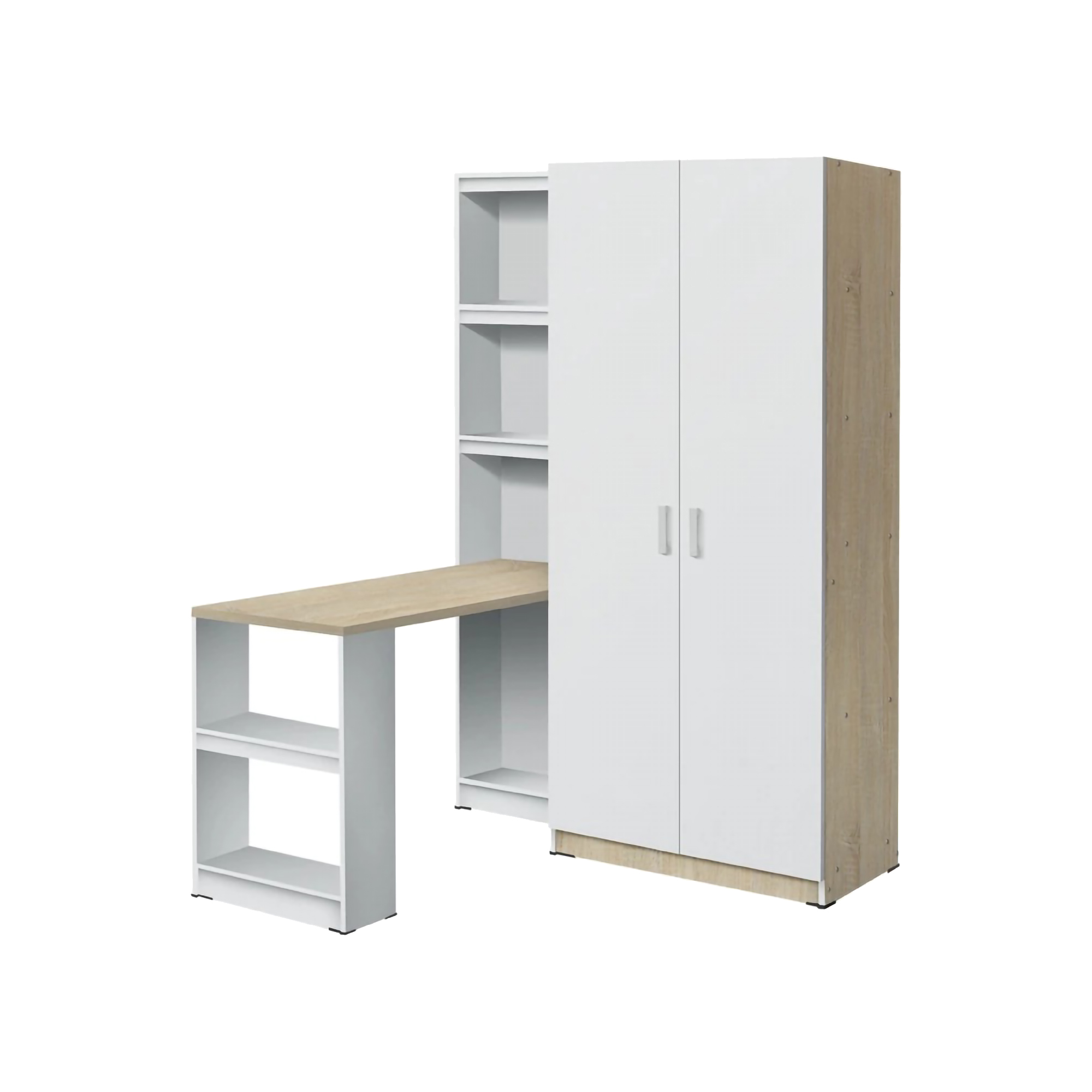 Kirana Sandiego Lemari Pakaian Kayu 2 Pintu