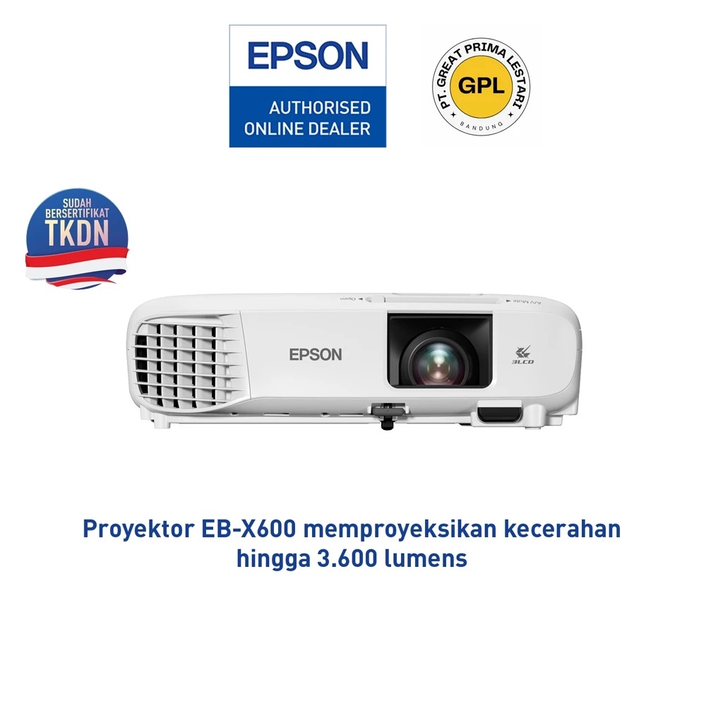 Epson Epson XGA 3LCD TKDN Certified Projector EB-X600 
