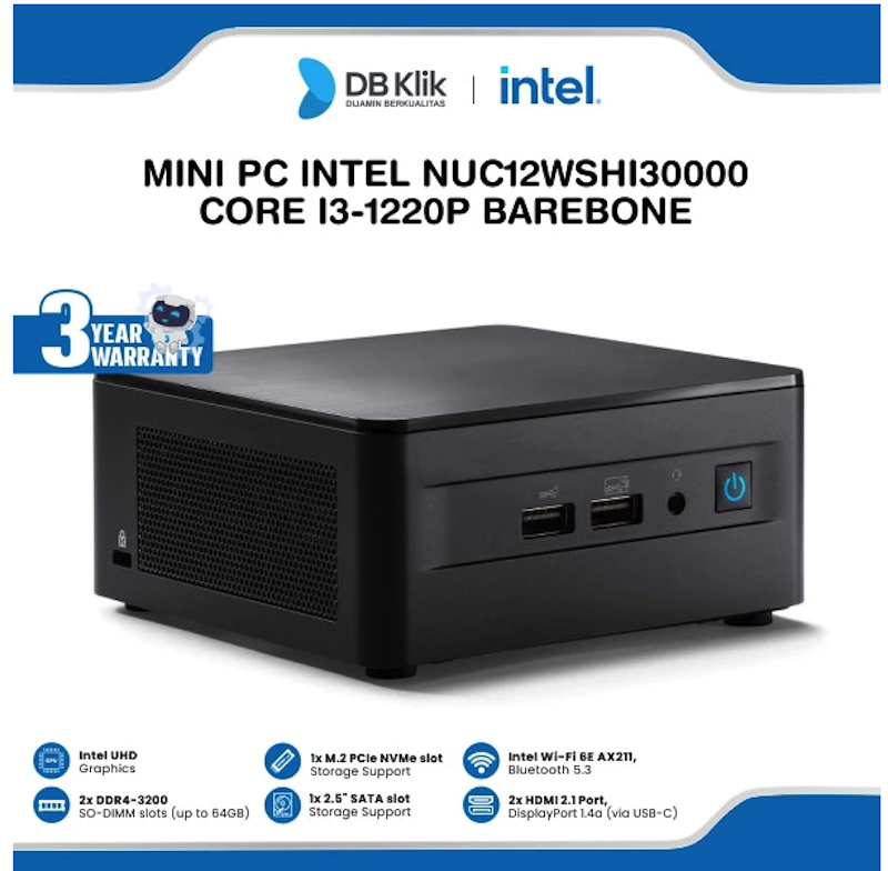 ASUS Intel NUC 12 Pro Kit Wall Street Canyon 2