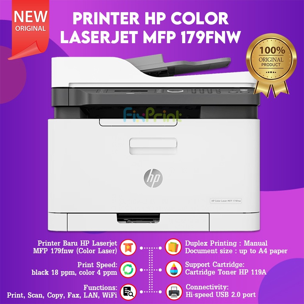 HP HP Color Laser Multi function Printer 179fnw