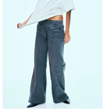 Hennes & Mauritz (H&M) H&M Canvas Cargo Trousers