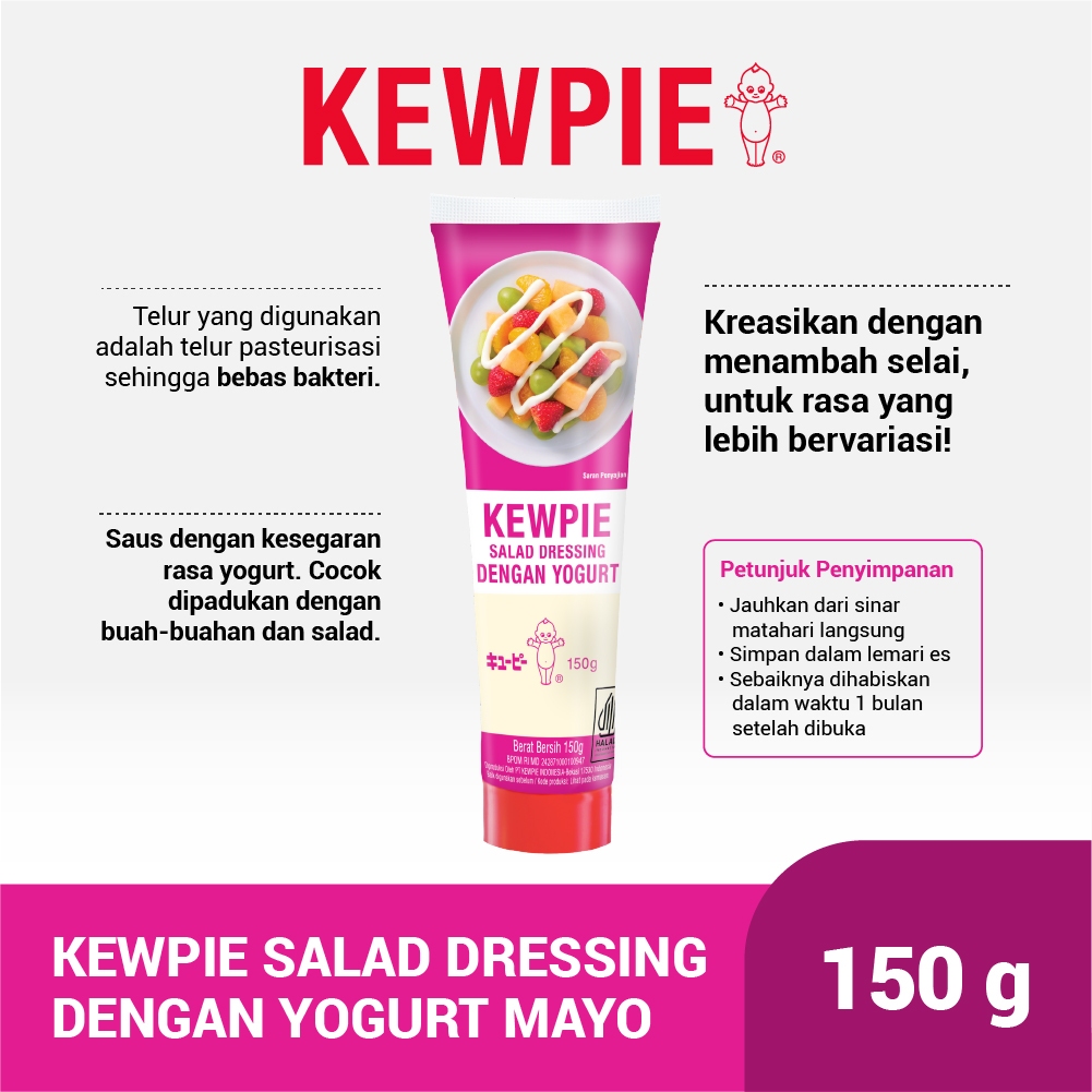 Kewpie Indonesia Kewpie Salad Dressing Dengan Yogurt