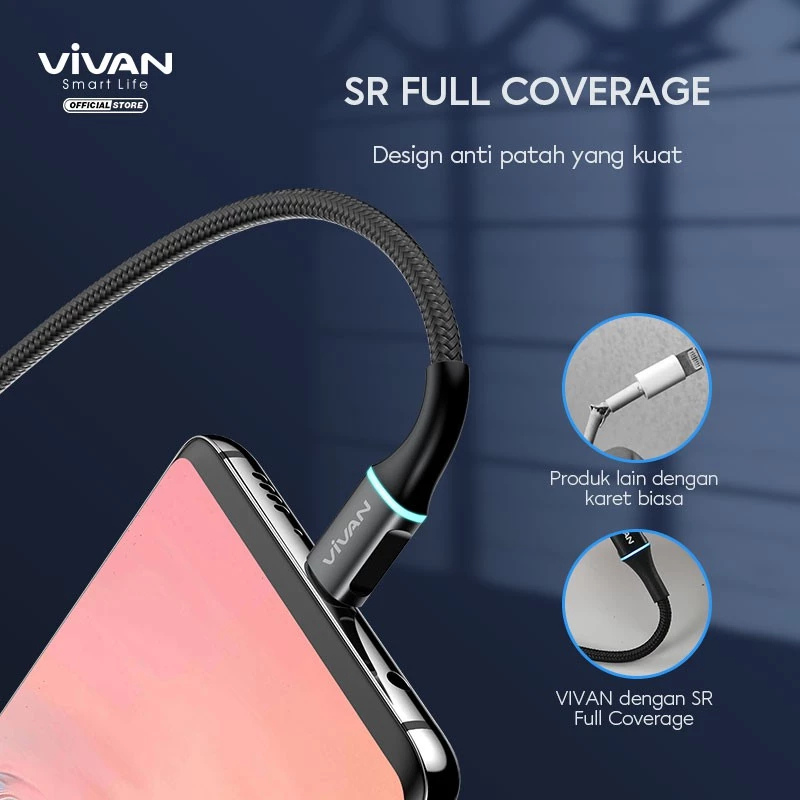 Wook Global Technology Vivan USB-A to Micro Cable VDM100