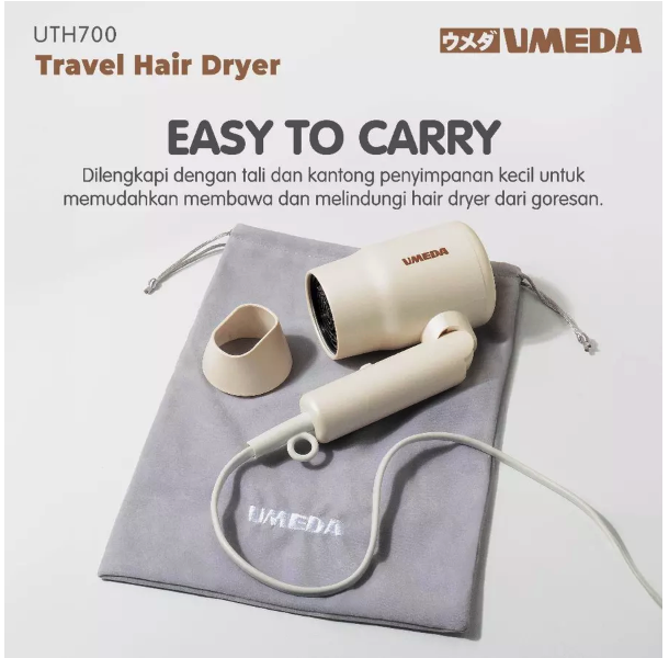 Umeda Factory Indonesia Umeda Travel Hair Dryer  UTH700