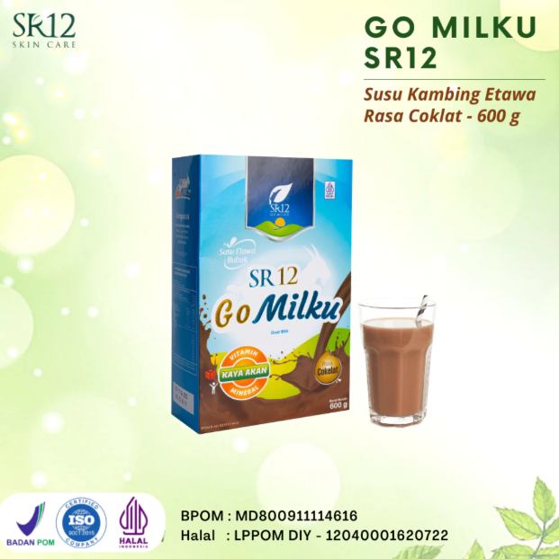 SR12 Herbal Perkasa SR12 GoMilku Cokelat