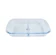 Krischef BAKING TRAY RECT W/ DIVIDER 1.5LTR 1