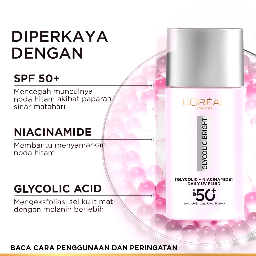 L’Oréal L’Oréal Paris Glycolic-Bright Anti-Dark Spot Daily UV Fluid SPF 50+ PA++++ 