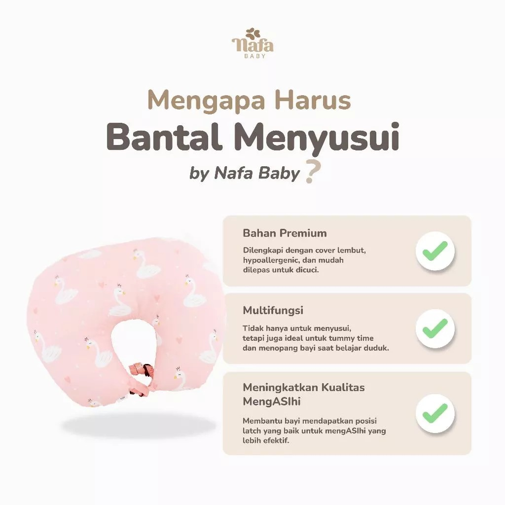 Sahabat Ibu Cerdas Nafa Baby Bantal Menyusui 