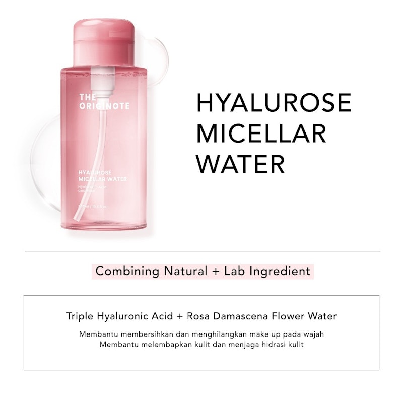 Bundle Low pH Cicamide Facial Cleanser + Hyalurose Micellar Water 3