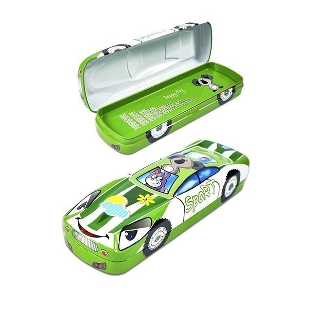 Kotak Pencil Kaleng Car  ｜ 17-01