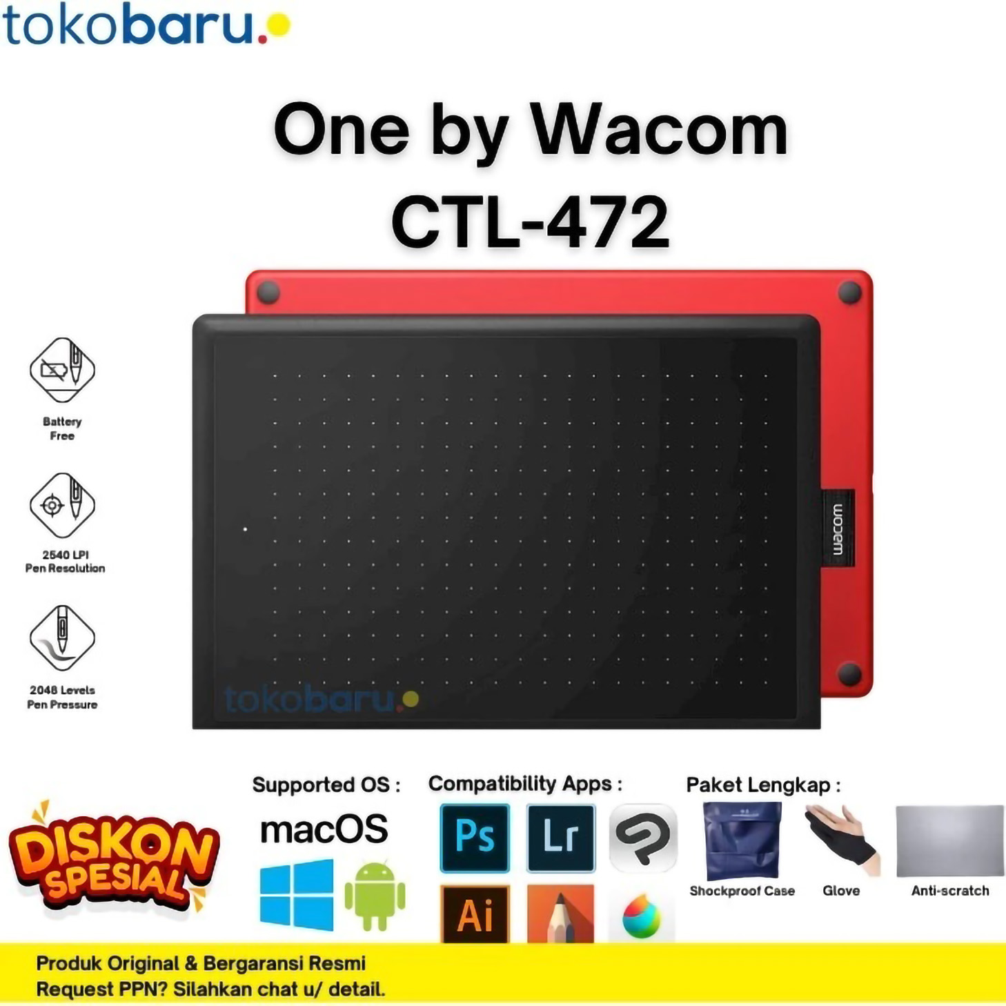 One By Wacom Small  CTL-472