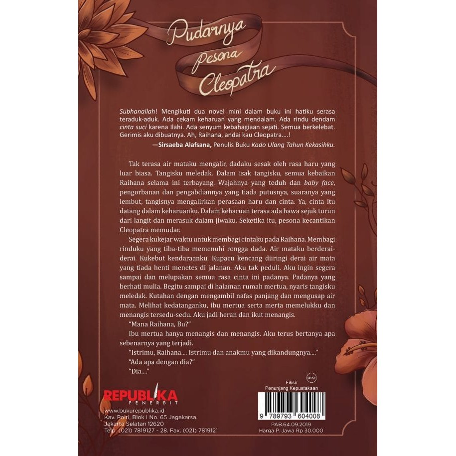 Habiburrahman El Shirazy Pudarnya Pesona Cleopatra