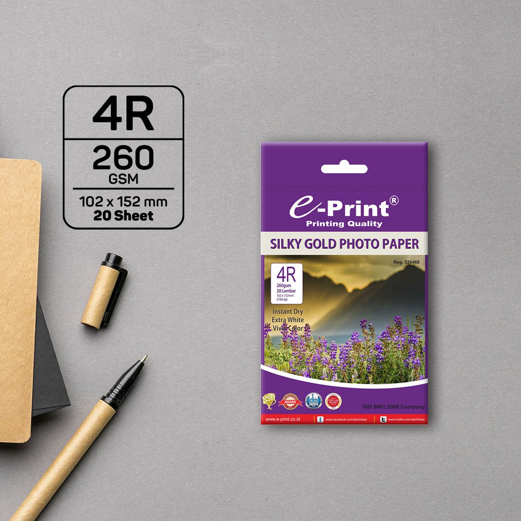 Sinar Asia Perkasa E-Print Silky Gold Photo Paper
