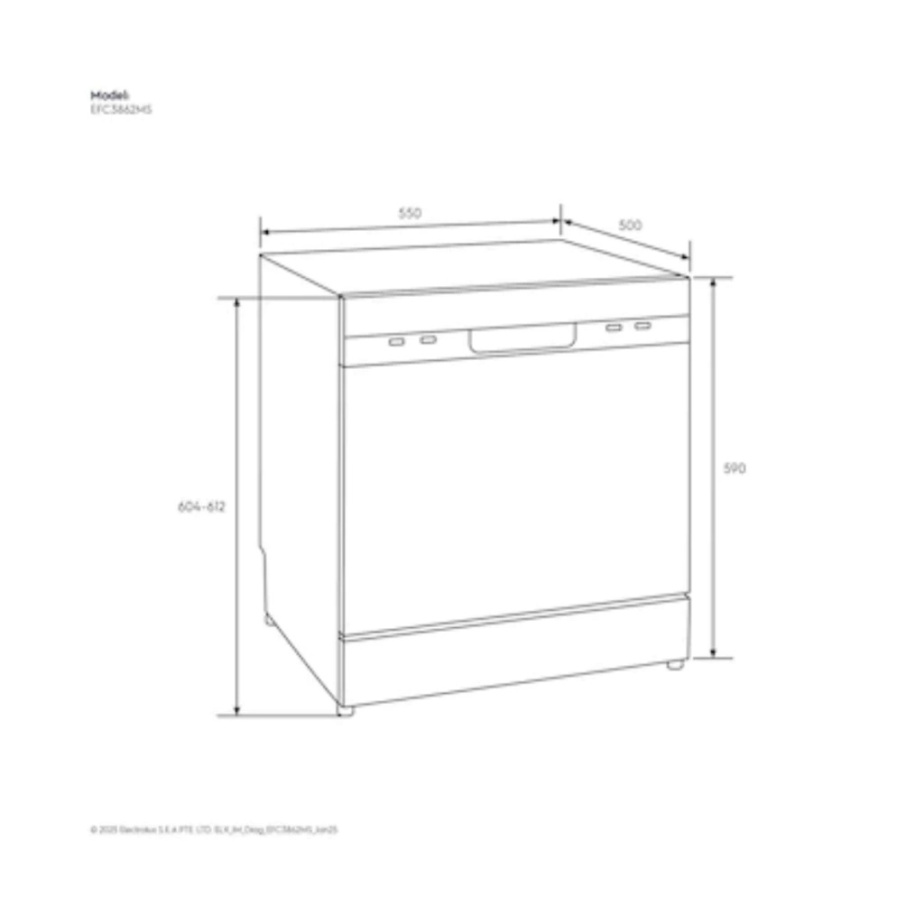 Electrolux Electrolux Dishwasher UltimateCare 100 EFC3862MS