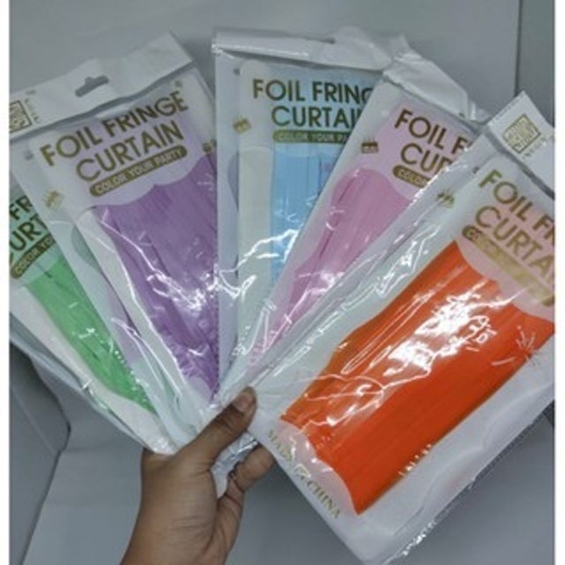 Foil Curtain Pastel Macaron 2