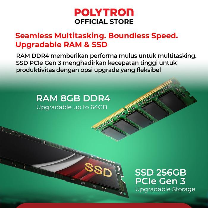 Polytron Laptop Luxia i3 PL-14M3I3A-G82H