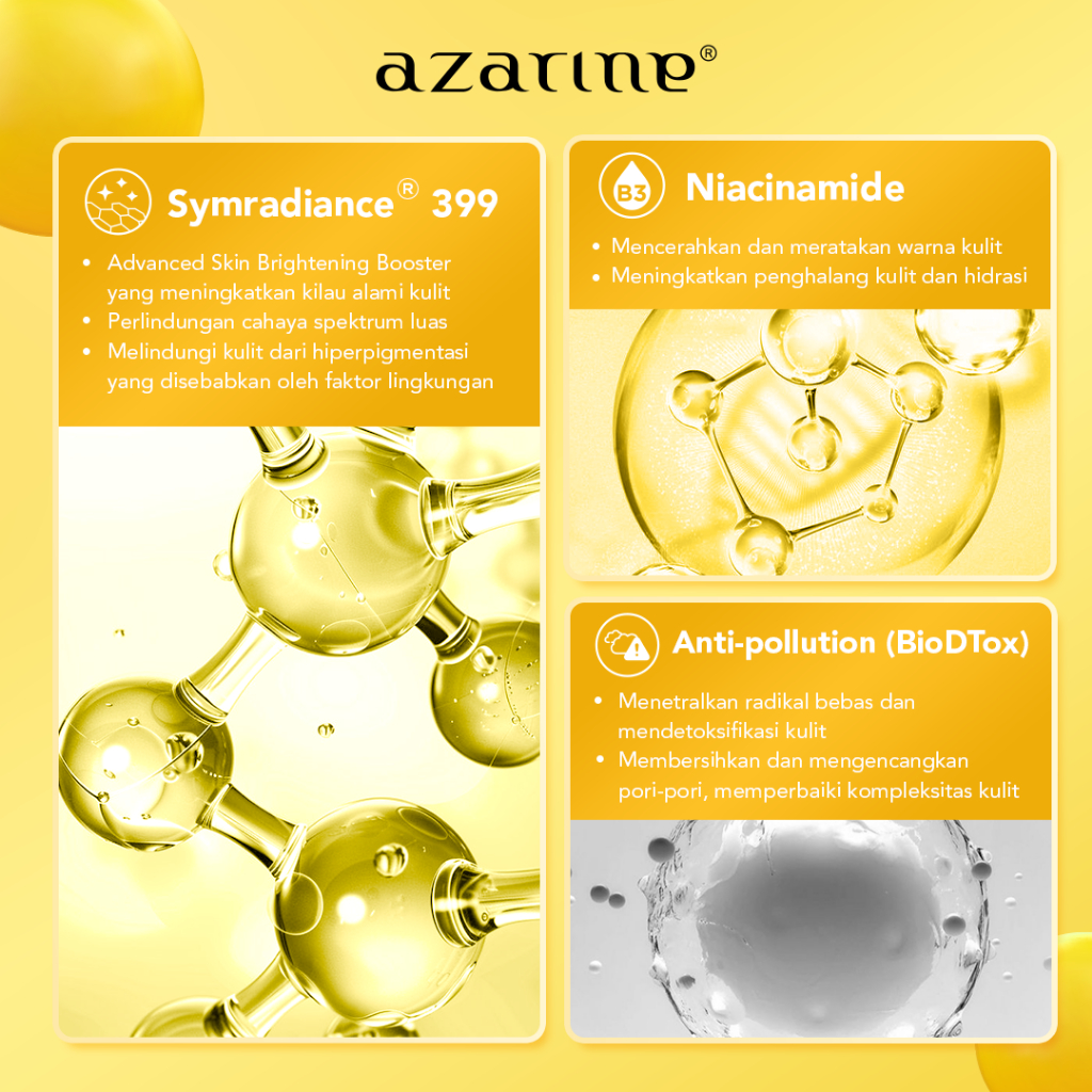 Wahana Kosmetika Indonesia Azarine® Brightening Glow Facial Cleanser with Symradiance® 399