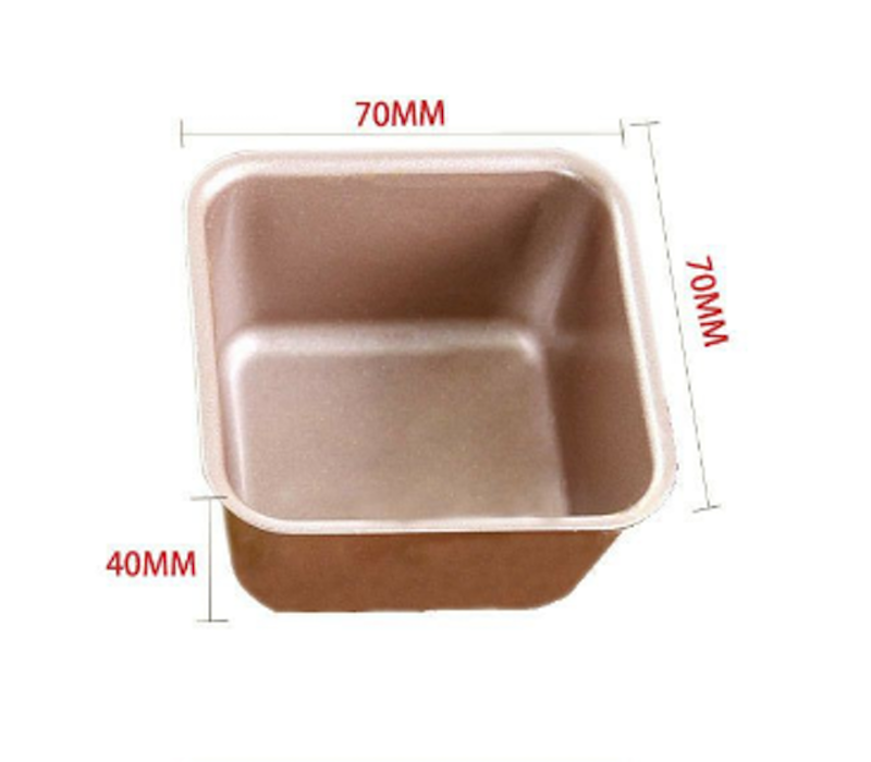 Mini Square Loaf Pan 4
