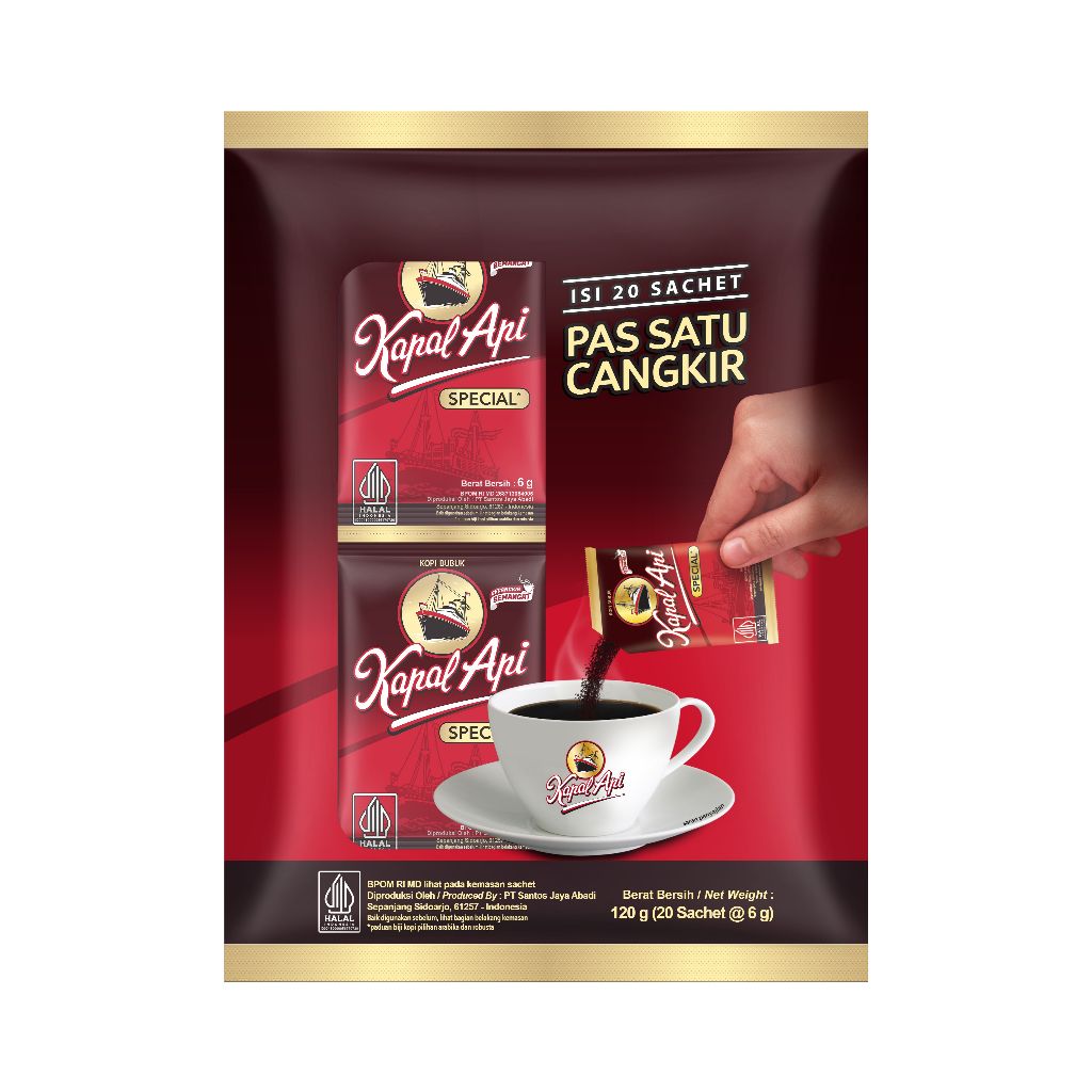 Kapal Api ｜ Special Merah 1 Bag (20 x 6 gram)