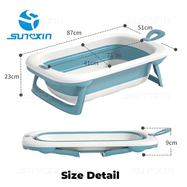 Sunxin Bak Mandi Bayi Lipat Foldable Silicone