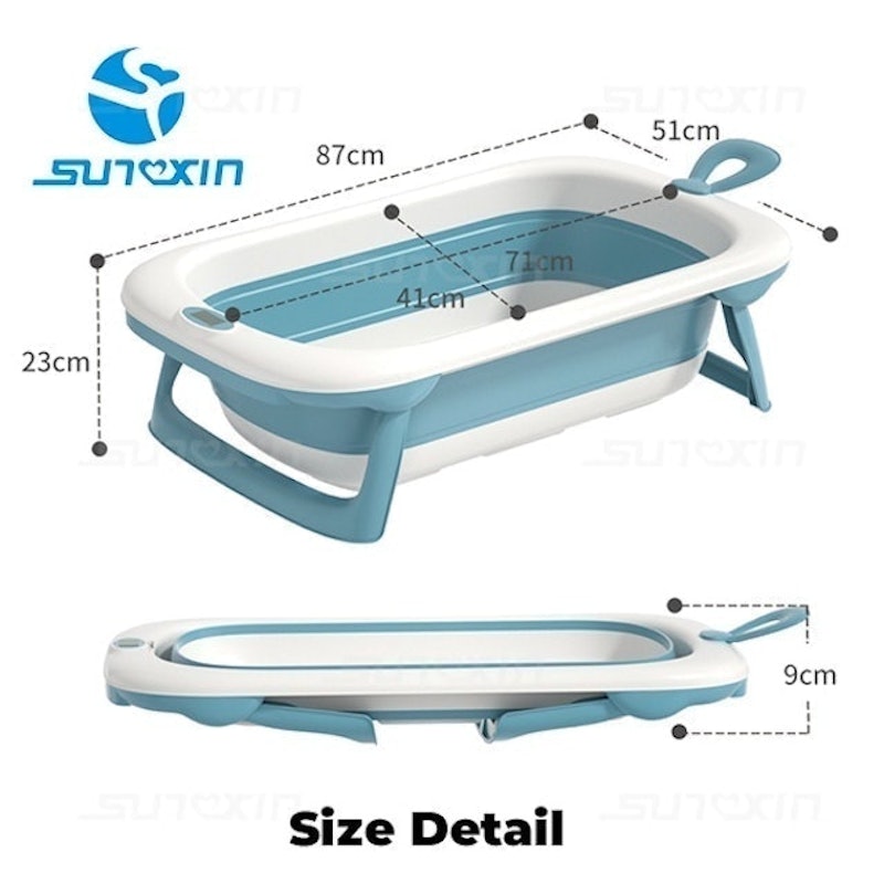 Bak Mandi Bayi Lipat Foldable Silicone 5