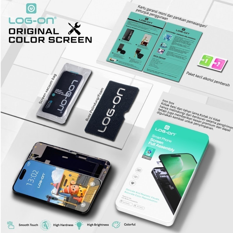 Log-On® LCD iPhone 15 Pro Max 4