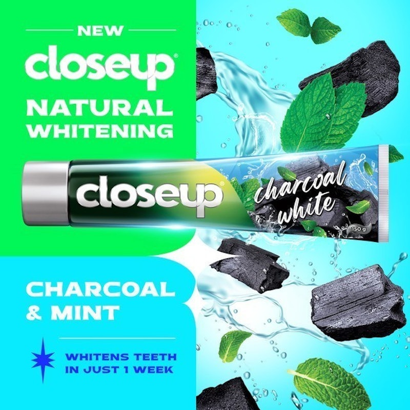 Closeup White Fresh Charcoal Mint 3