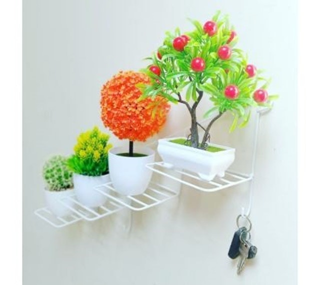  Rak Bunga Besi Tempel Dinding Model Tangga