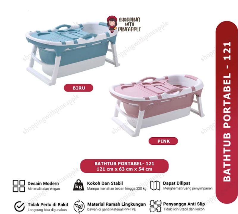 SWP Bathtub Dewasa Portable 2