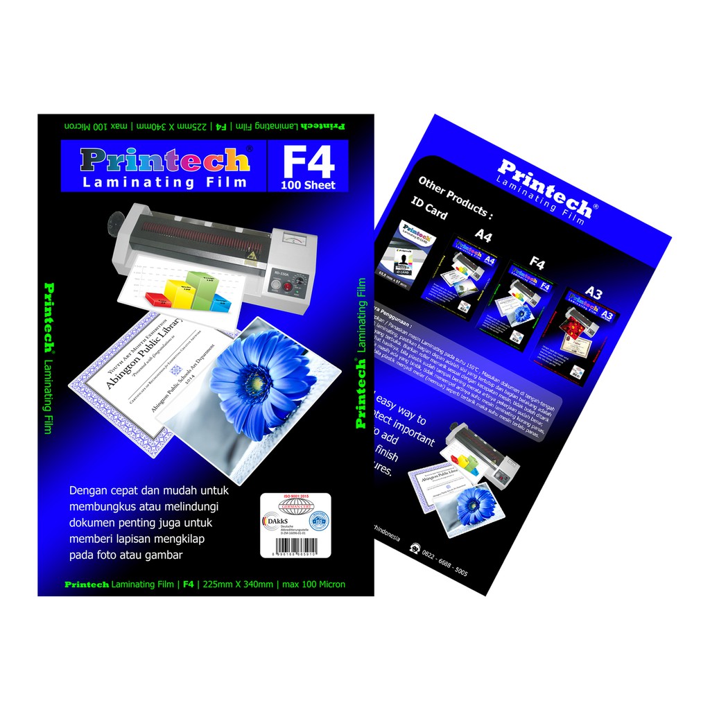 Laminating Film Pouch / Plastik Laminating F4 ｜ 06003