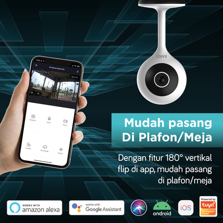 BARDI Solusi Otomasi BARDI BARDI Smart IP Camera Indoor Static