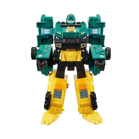 Alpha Group Quantum Heroes Dinoster Robot Model Kit Stego Tan (Hijau/Kuning)