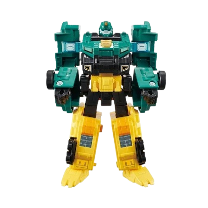 Alpha Group Quantum Heroes Dinoster Robot Model Kit Stego Tan (Hijau/Kuning) 1