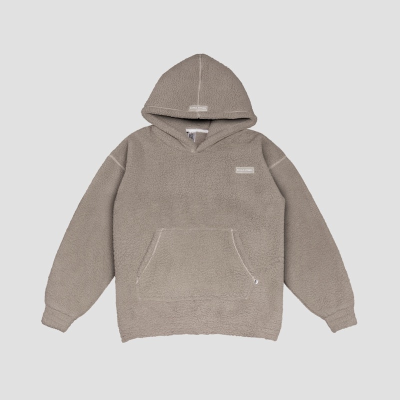 Sherpa Hoodie Oversize Brunette 3