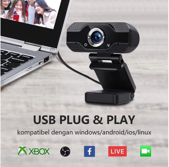  Jovitech Full HD Webcam CM08-108P