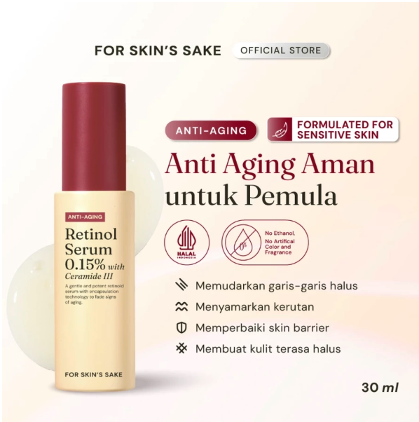 Pillar Brite Care For Skin's Sake FSS Retinol Serum 0.15% with Ceramide III