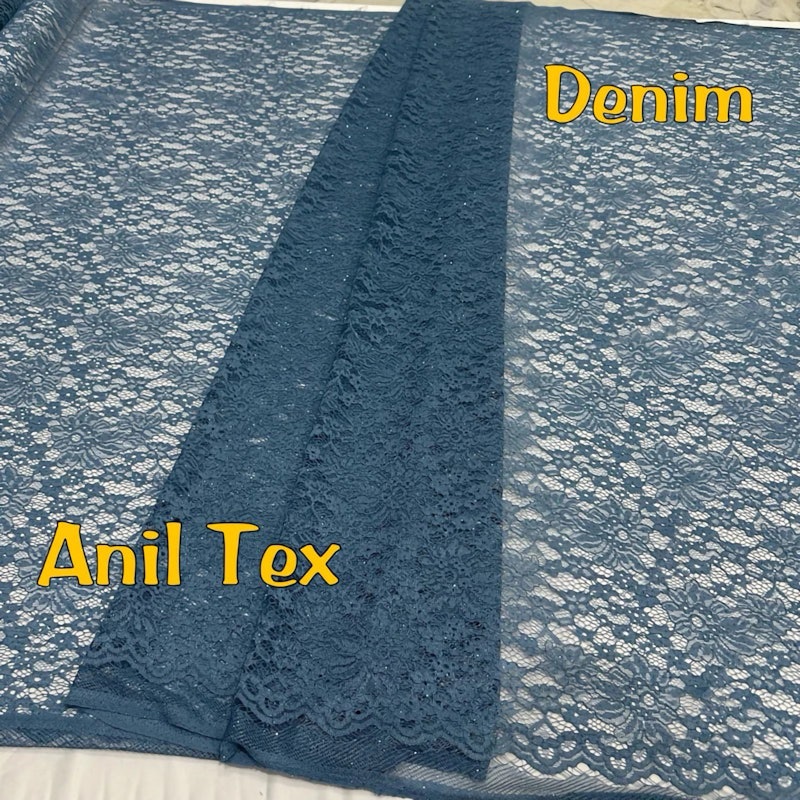 Kain Brokat Lace Cornelly Gliter Premium 3