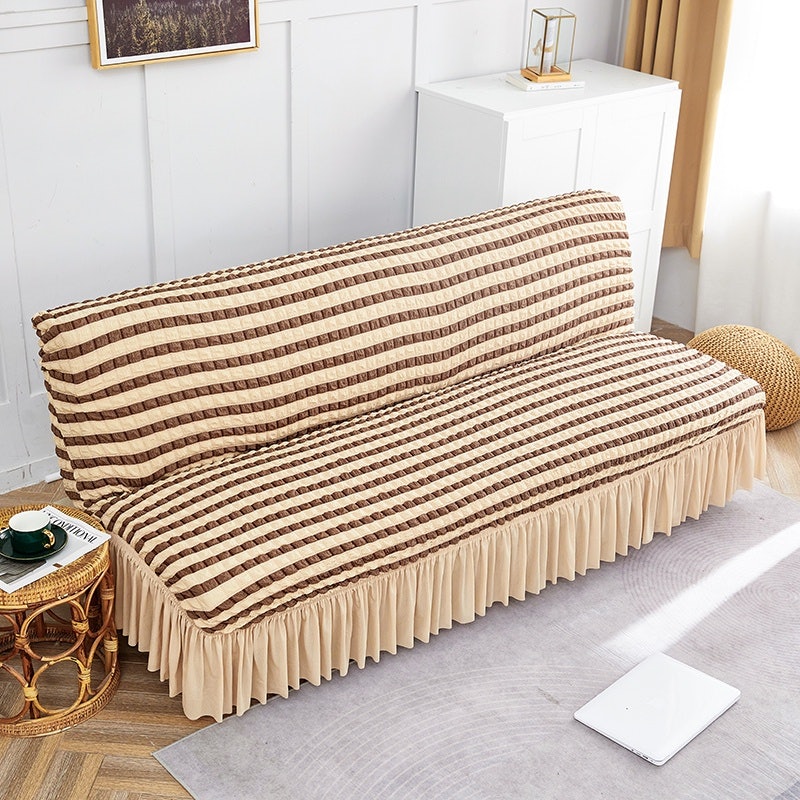 Elastic Vintage Sofa Bed Cover with Skirt 1