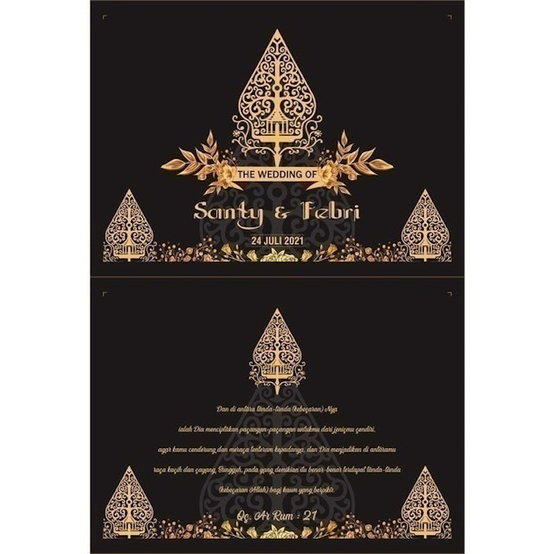 Guestbook.id Guest Book Custom Nama Adat 1