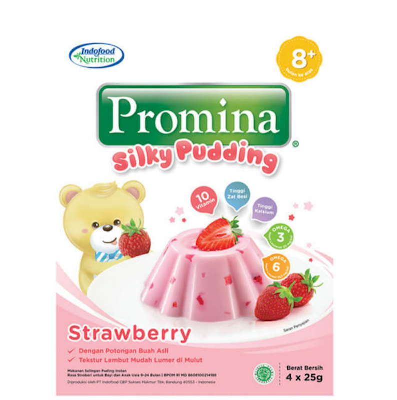 Promina Silky Pudding Strawberry 1