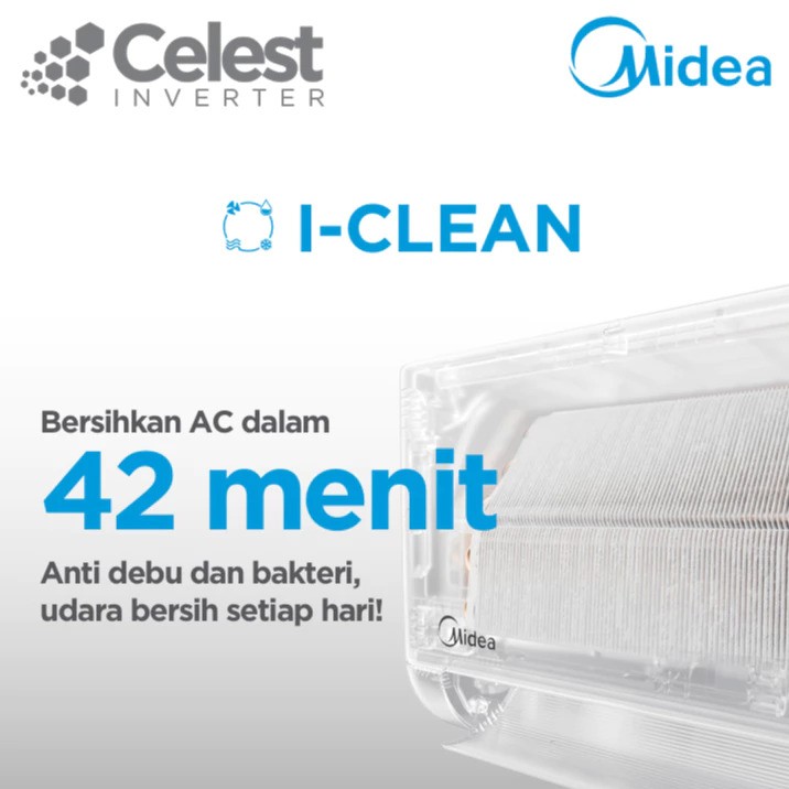Midea AC Celest 1/2 PK MSCE-06CRFN8