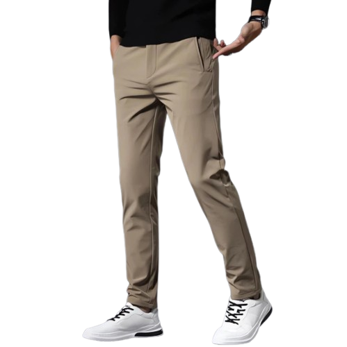 Mallvose Celana Pria Chino Slim Fit