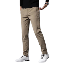 Mallvose Celana Pria Chino Slim Fit