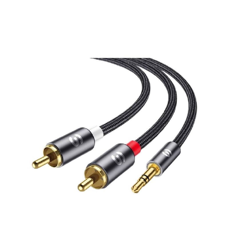Essager Audio Adapter Cable 3,5 mm to Double Lotus Head RCA 5 meter 1