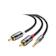 Shenzhen Huachuang Zhibo Technology Essager Audio Adapter Cable 3,5 mm to Double Lotus Head RCA 5 meter 1