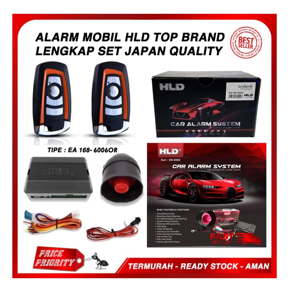 HLD Alarm Mobil Premium EA168-6006OR