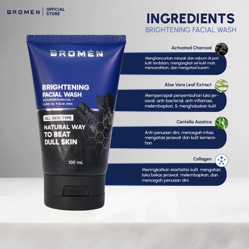 BROMEN Brightening Facial Wash 2