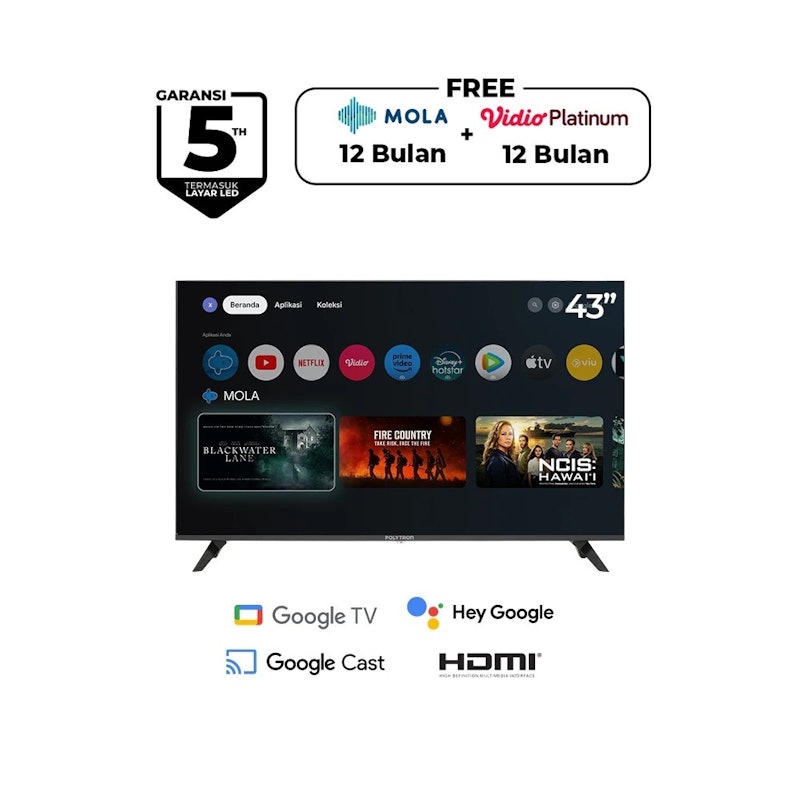 Smart Android TV 43 Inch 5