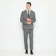 Code Male Jas Kancing Dua Wool Touch Abu Muda Slimfit 1